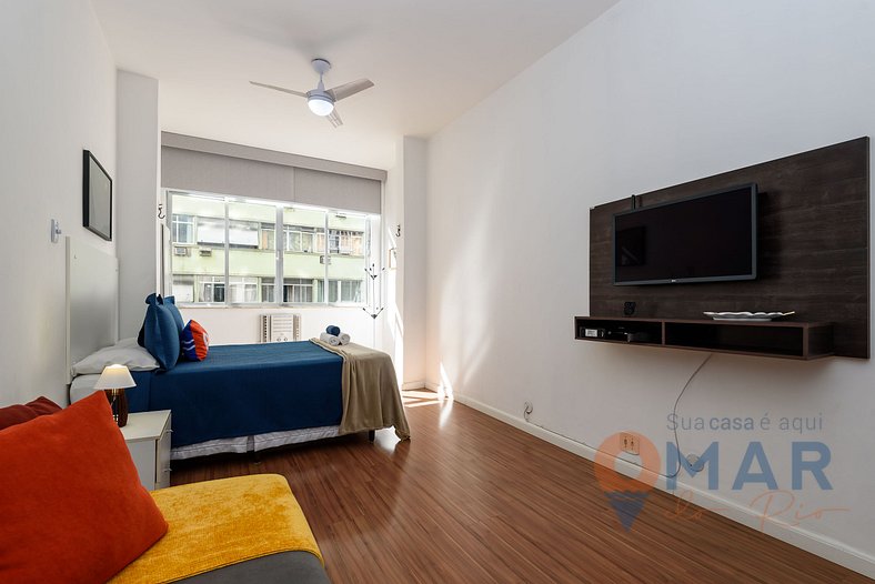 Studio com Vista-mar, a 160m da Praia | PJ 135/411