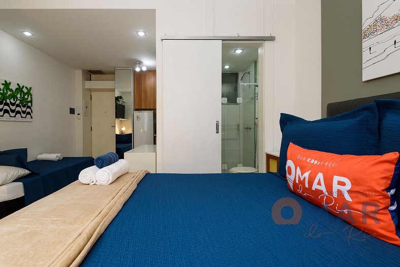 Studio na quadra da praia de Ipanema | PM 269/407